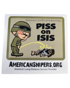 Piss On Isis Adhesive Decal