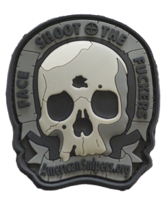 FSTF Skull Vinyl Velcro Patch